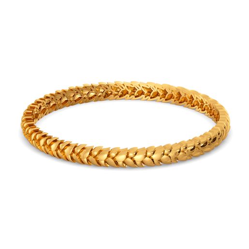 Fierce Blossoms Gold Bangles