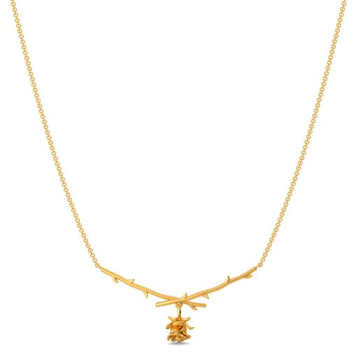 Rose Entwine Gold Necklaces