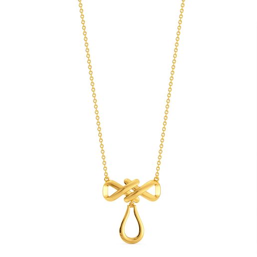 Flap Straps Gold Necklaces