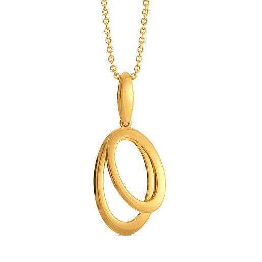Claspin’ Confident Gold Pendants