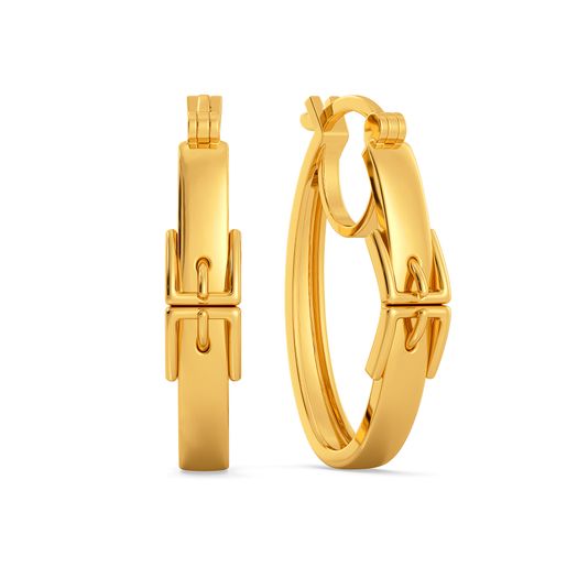 Statement Cinch Gold Earrings