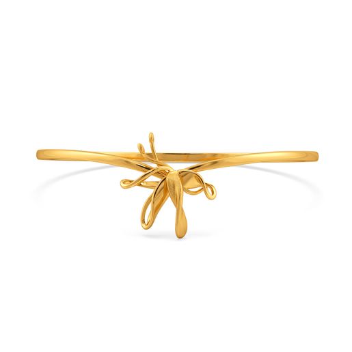 Floral Hopes Gold Bangles