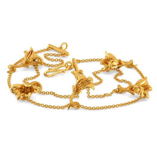 Flowerhead Gold Bracelets