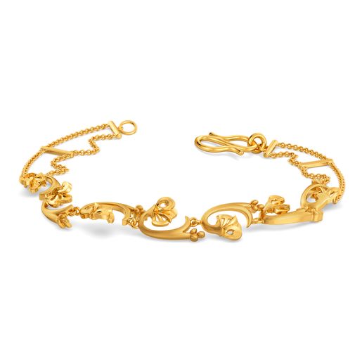 Petals of Metal Gold Bracelets