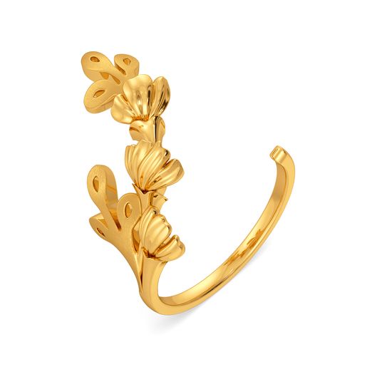 Blossom Bounty Gold Rings