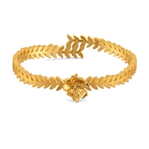 Flower Fantasy Gold Bangles