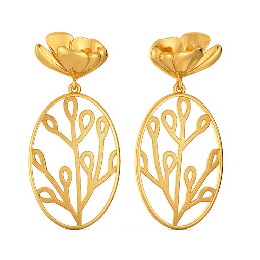 Ivy Energy Gold Earrings