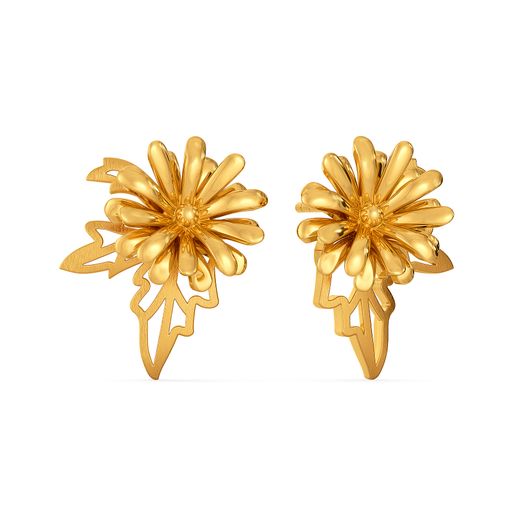 Blooms All Over Gold Earrings