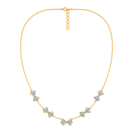 Rise of the Bow Diamond Necklaces