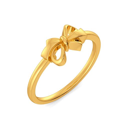 Knot Trot Gold Rings