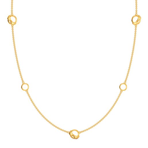 Round Abouts Gold Necklaces