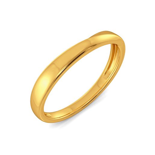 Droopy Loopy Gold Rings