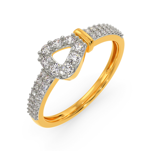 Edgy Dominance Diamond Rings
