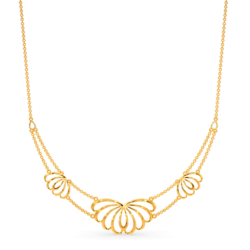 Playful Bounce Gold Necklaces