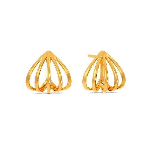 Jovial Bubble Gold Earrings