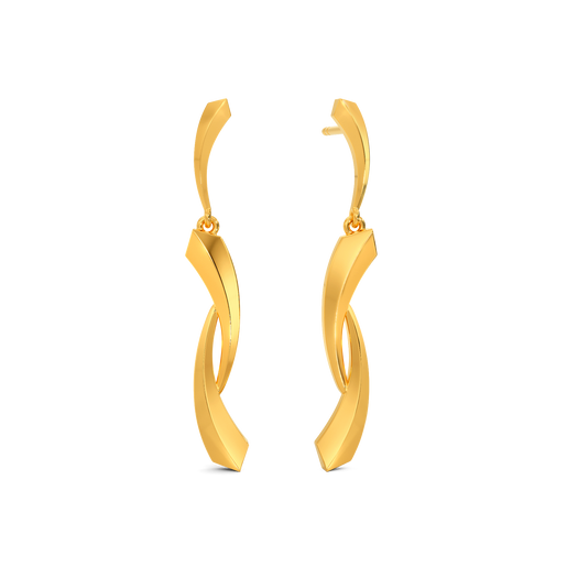 Timeless Allure Gold Earrings