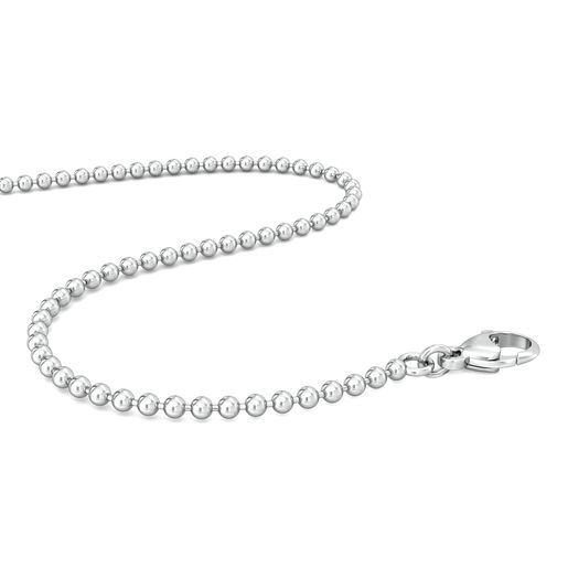 18kt White Gold Ball Chain Gold Chains