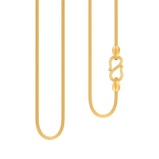 22kt Herringbone Chain Gold Chain