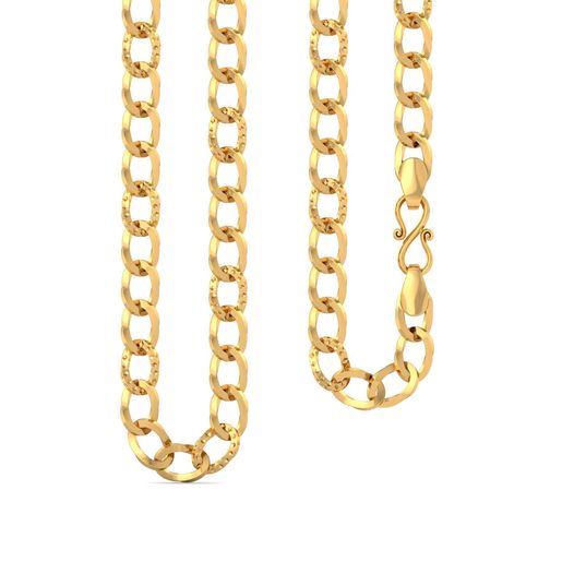 22kt large link curb chain Gold Chains