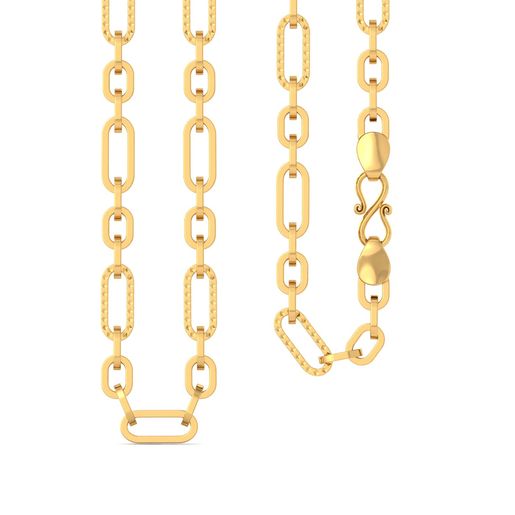 22k Dual Oval Link chain Gold Chains