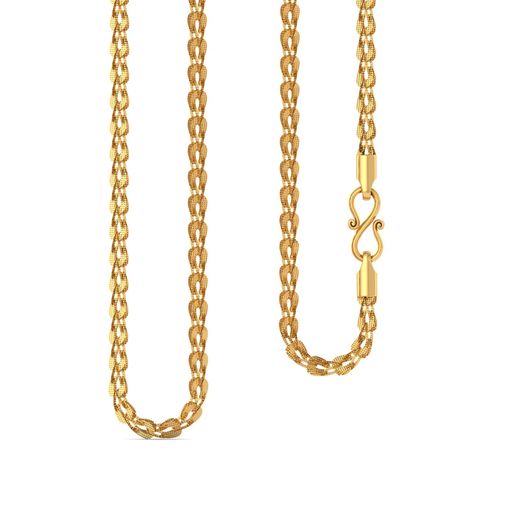 22kt Petal Link Chain Gold Chains