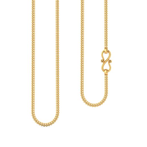 22kt Ball and Box Gold Chain Gold Chains
