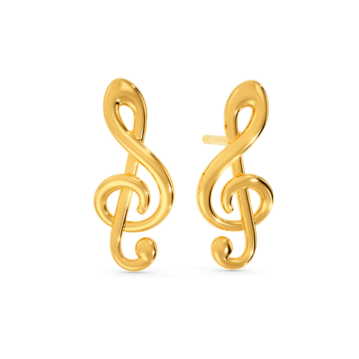 The Symphony Gold Earrings