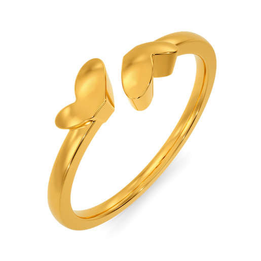 Heart Squad Gold Rings