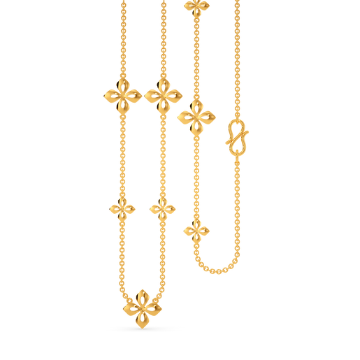 Flora Grandeur Gold Chains