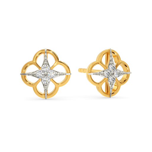 Floral Musk Diamond Earrings