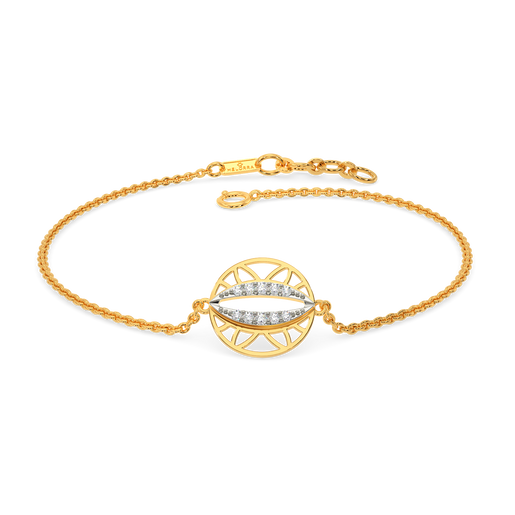 Golden Orbit  Diamond Bracelets