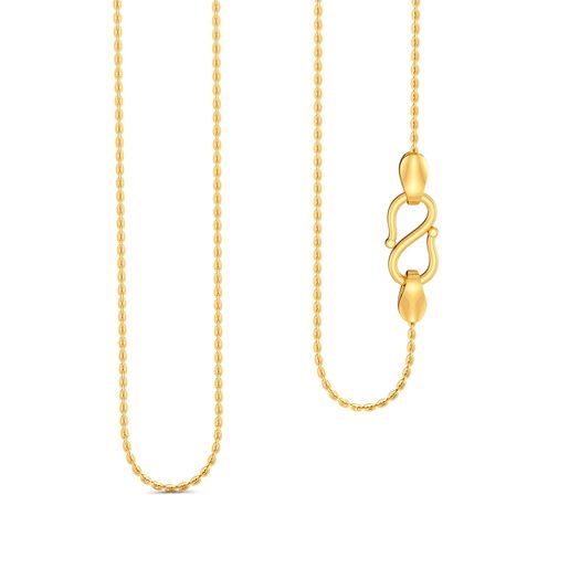 18kt Small Flat Anchor Chain Gold Chains
