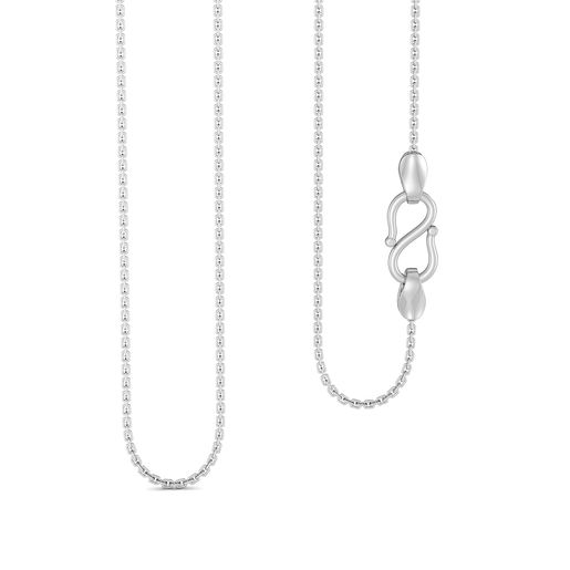 18kt White Gold Slender Anchor Chain Gold Chains