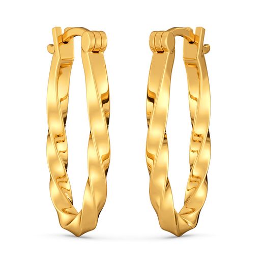 Quirky Classics Gold Earrings