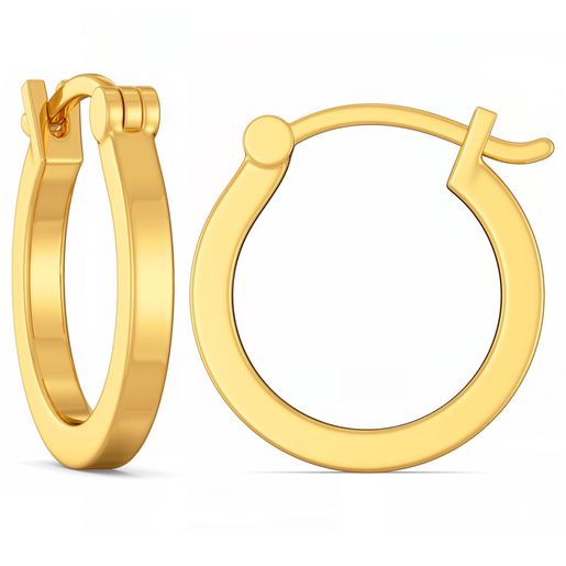 Merry Go Round Gold Earrings