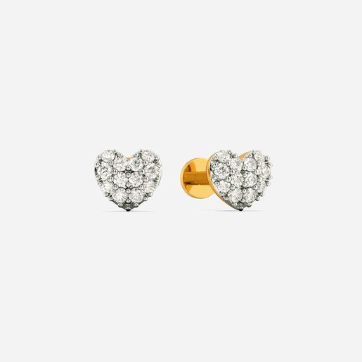 Heart For You Diamond Earrings