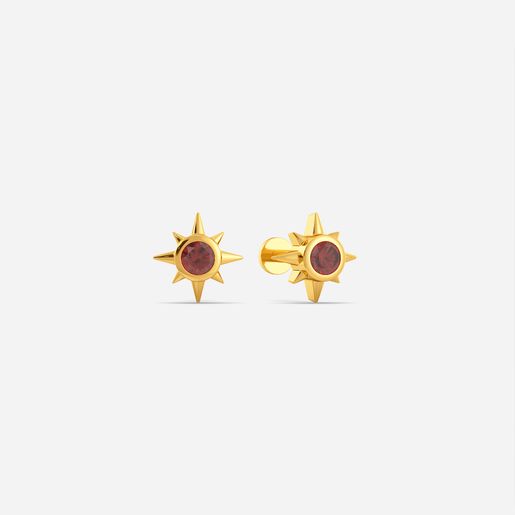 Radiant Sun Gemstone Earrings