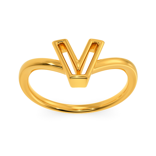 So Very Voguish Gold Rings