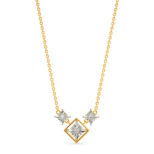 Three-Plated Diamond Necklaces