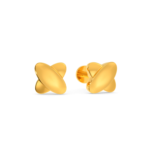 Dual Over Gold Earrings