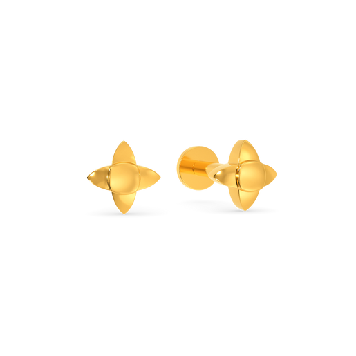 Dendrictic Gold Earrings