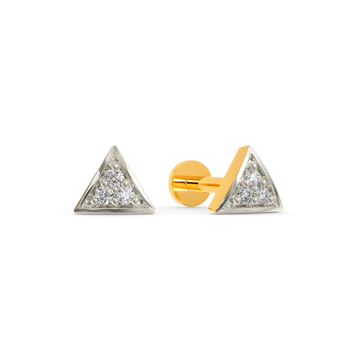 Tri Power Diamond Earrings