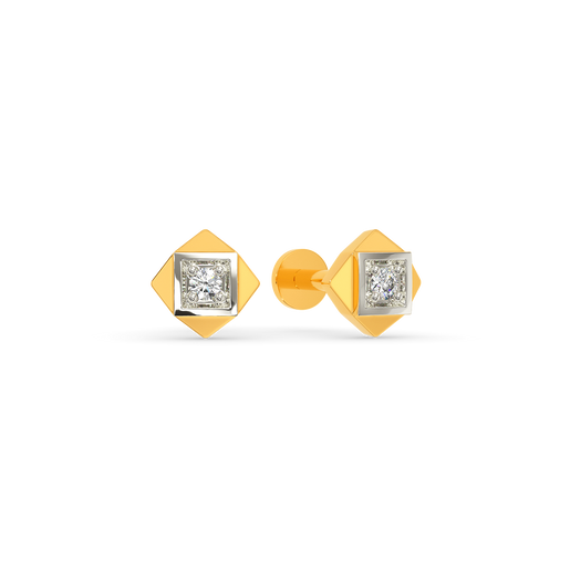 Octa Power Diamond Earrings