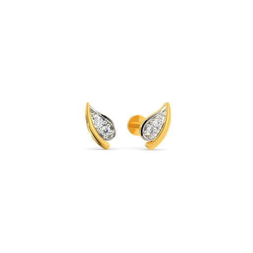 Leafy Love Diamond Earrings