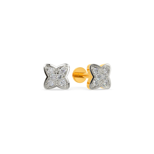 Four Petals Of Love Diamond Earrings