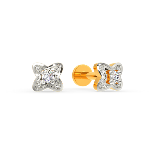 Touch Of Flora Diamond Earrings