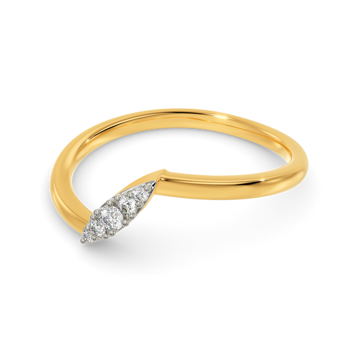 Marquised Leaves  Diamond Rings