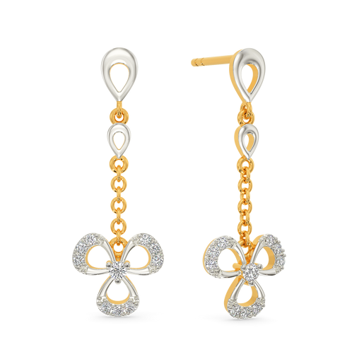 Clovely Binded Diamond Earrings