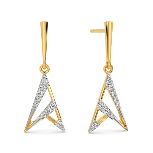 Arrow Show Diamond Earrings