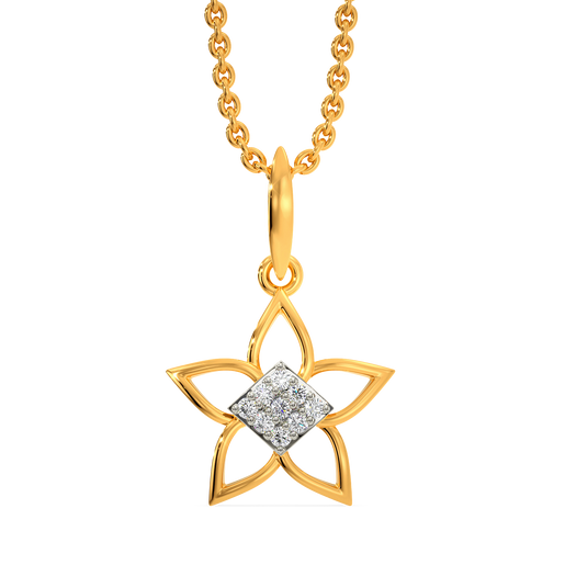 Nature's Bloom Diamond Pendants